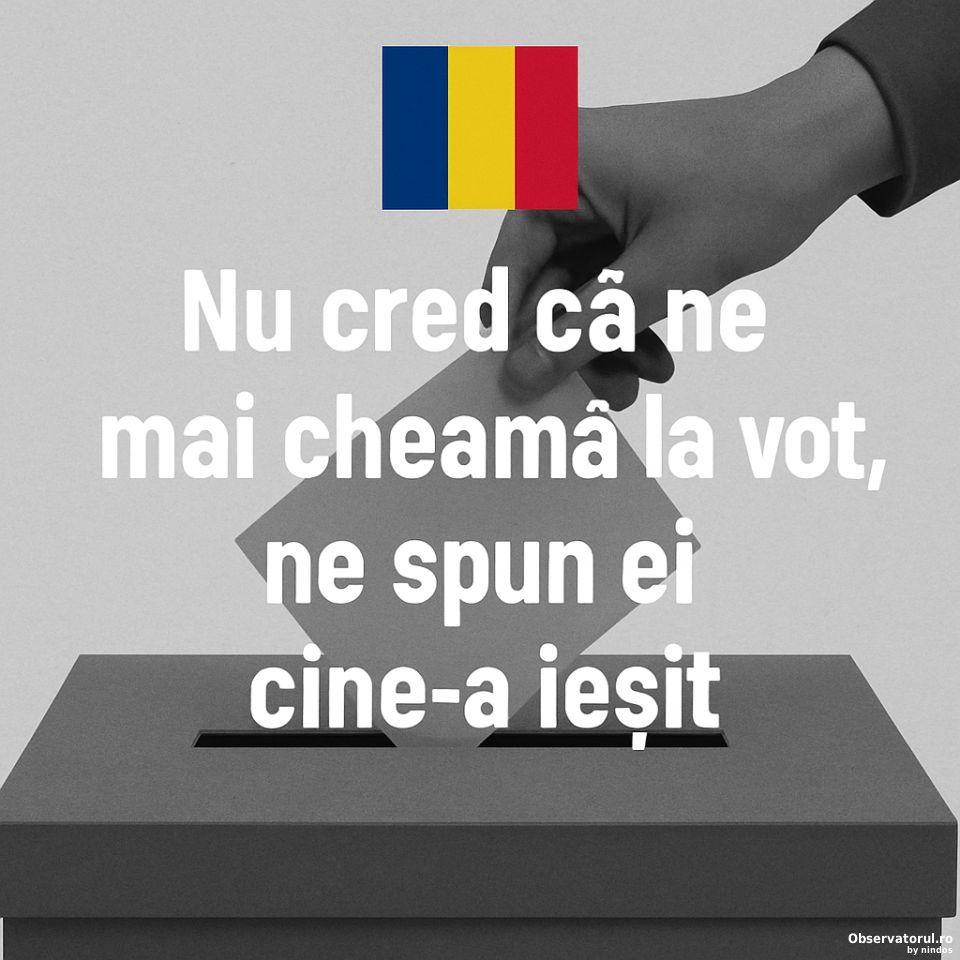 Nu cred că ne mai cheamă la vot, ne spun ei cine a ieșit